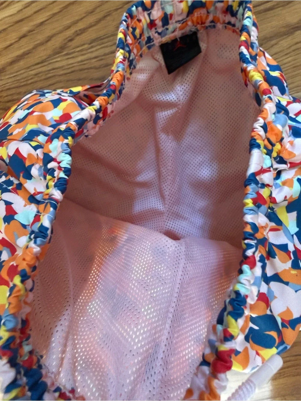 Boys Multicolor Abstract Print Swim Shorts